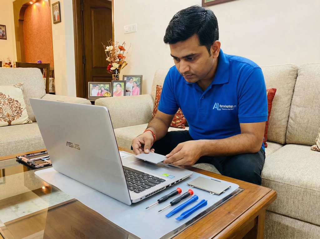 Asus laptop trackpad replacement service at home