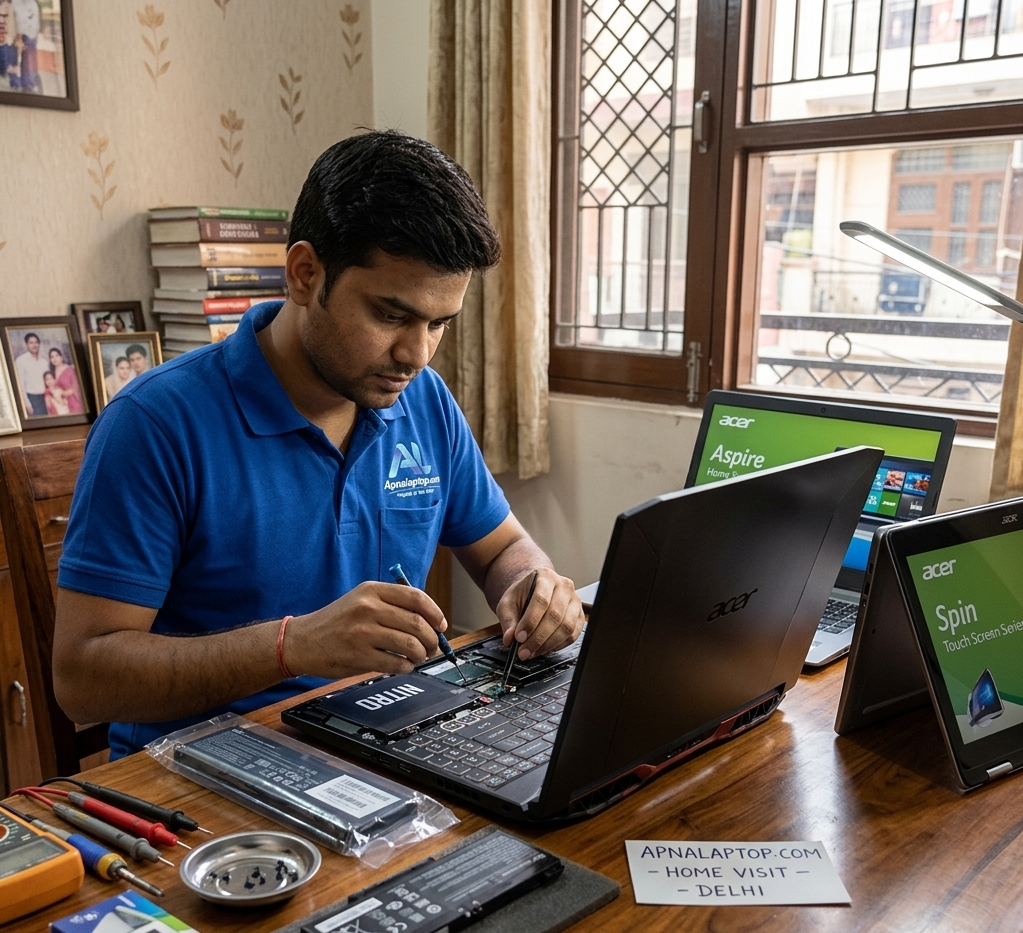 Acer Nitro laptop battery replacement at home