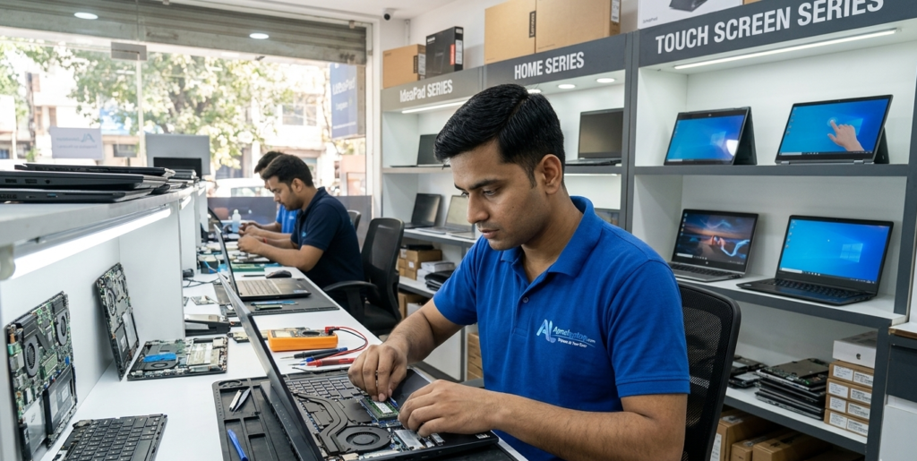 Lenovo laptop repair at apnalaptop shop