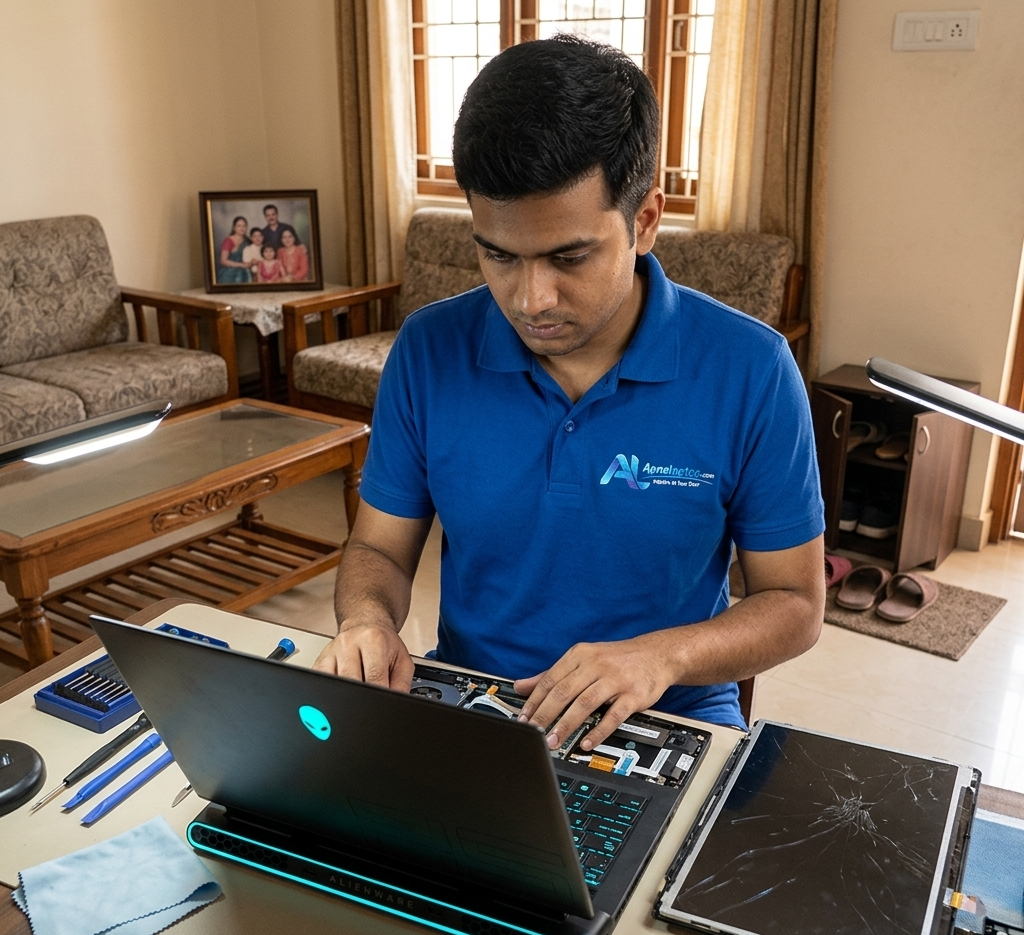 Dell alienware laptop screen replacement at home