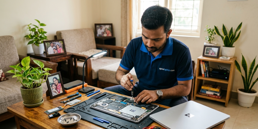 Microsoft surface laptop repair at home