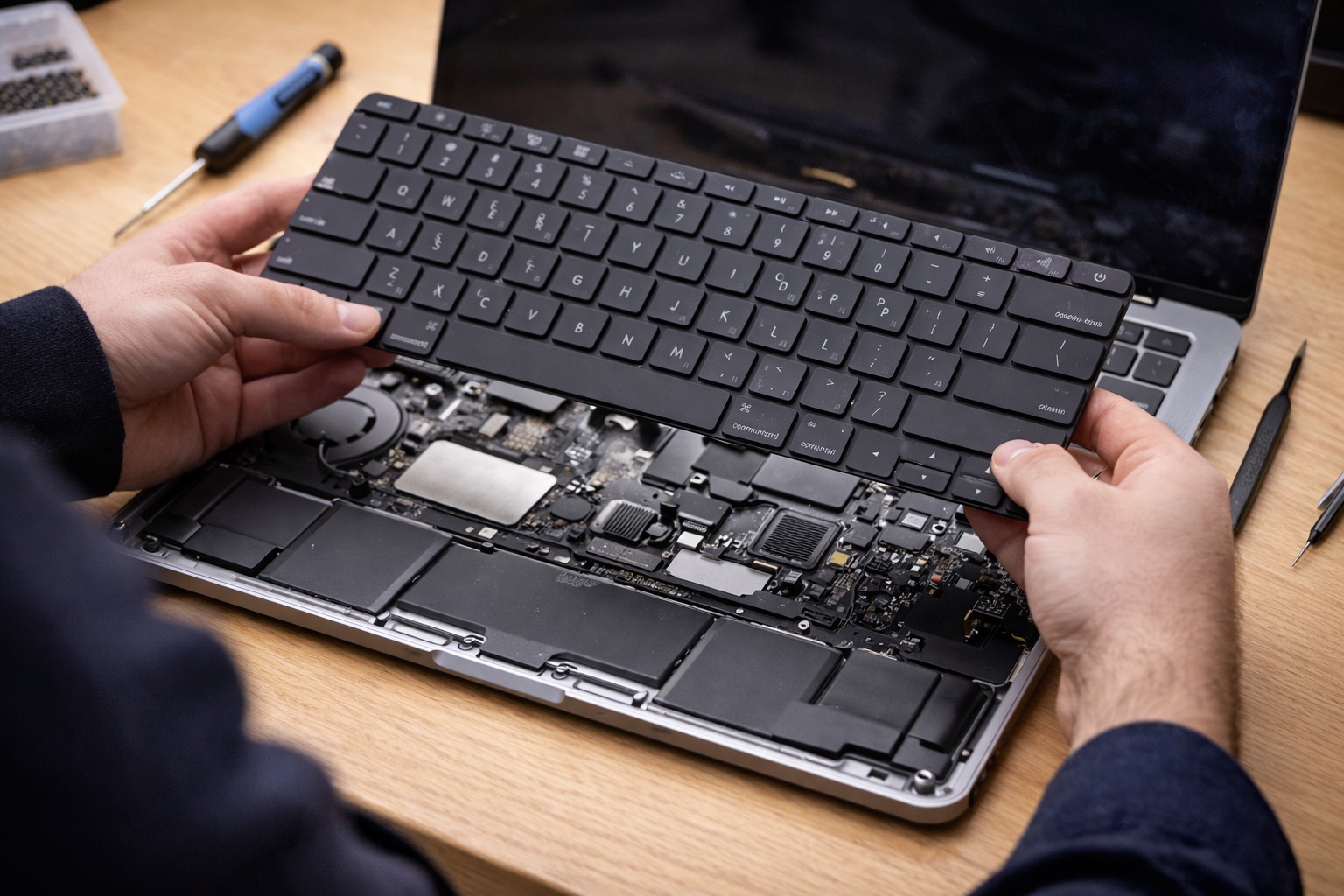 MacBook keyboard replacement at home